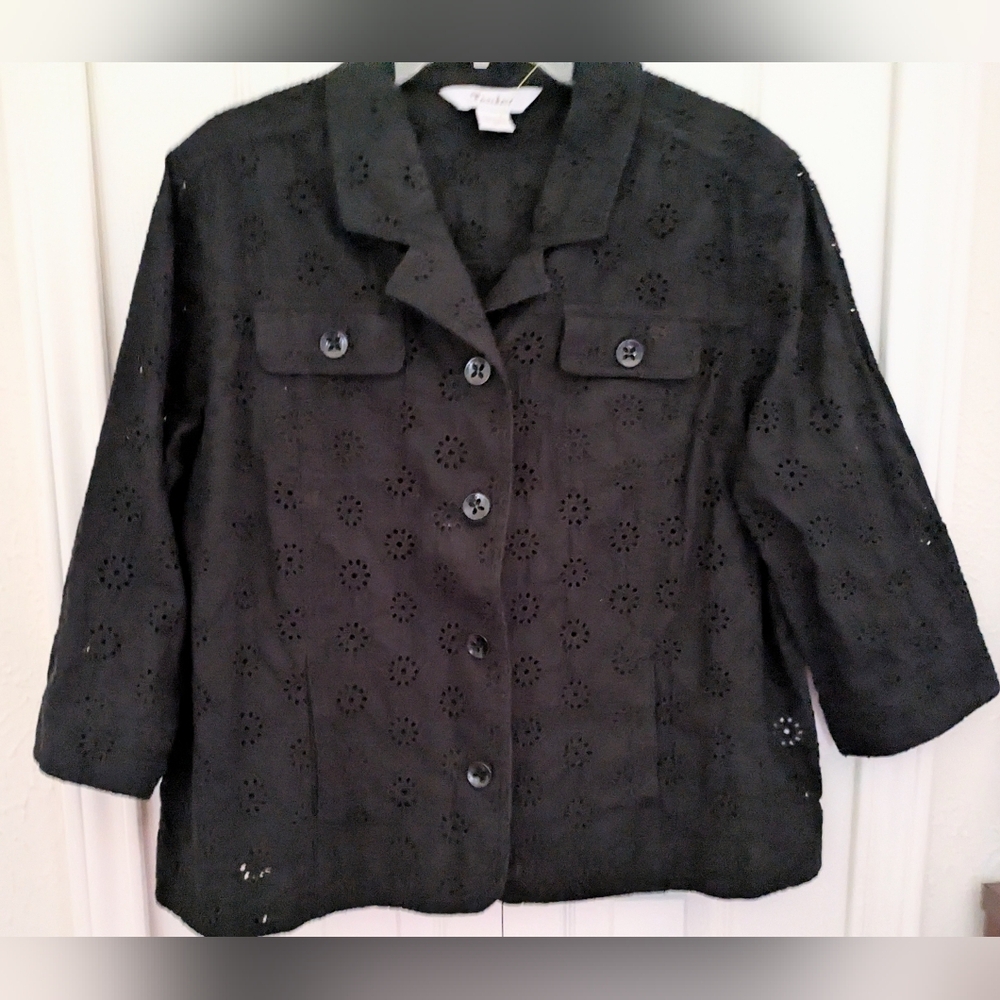Eyelet Jacket - Picture 4 of 11
